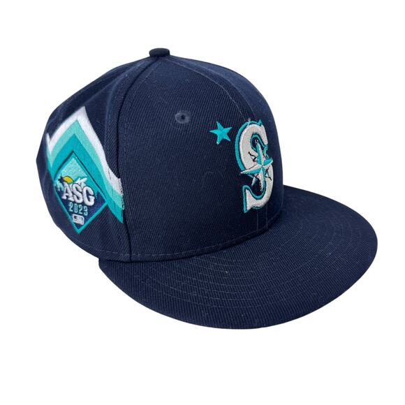 New Era Seattle Mariners All Star Game 2023 9FIFTY Baseball Cap Youth Navy - Picture 4 of 11